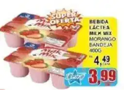 Supermercado Estrela Azul Bebida lactea milk mix morango bandeja oferta