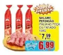 Supermercado Estrela Azul Salame perdigão italiano peça cu fatiado oferta