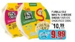 Supermercado Estrela Azul Fusilli ou mac n cheese sadia varios sabor 300g oferta