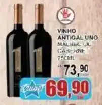 Supermercado Estrela Azul vinho antigal uno oferta