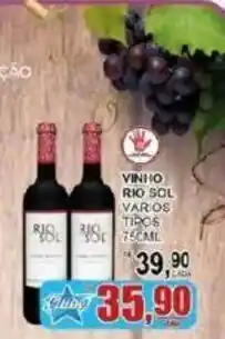 Supermercado Estrela Azul Vinho rio sol varios tipos oferta
