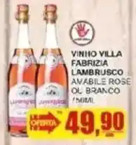 Supermercado Estrela Azul Vinho villa fabrizia lambrusco amabile rose ol branco oferta