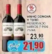 Supermercado Estrela Azul vinho concha y toro reservado varios t pos oferta