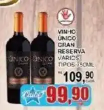 Supermercado Estrela Azul vinho único cran reserva vários tipos oferta
