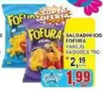 Supermercado Estrela Azul Salgadinhos Fofura vários sabores oferta