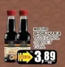 Supermercado Estrela Azul Molho shoyu karui tradicional ou light oferta
