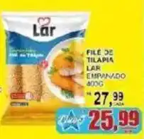 Supermercado Estrela Azul file de tilapia lar empanado oferta