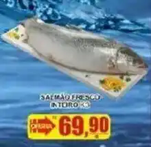Supermercado Estrela Azul Salmao fresco inteiro kg oferta