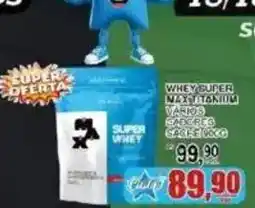 Supermercado Estrela Azul Whey super maximatitanium vários sabores sache 100g oferta