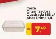 Tonin Superatacado Mb - caixa organizadora quadrada mb c/ abas oferta