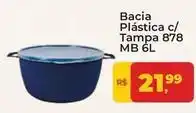 Tonin Superatacado Mb - bacia plástica c/ tampa 878 mb 6l oferta