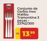 Tonin Superatacado Inox - conjunto de garfos malbu tramontina 3 peças oferta