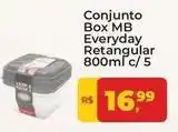 Tonin Superatacado Mb - conjunto box mb everyday retangular oferta