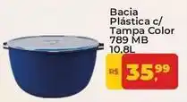 Tonin Superatacado Mb - bacia plástica c/ tampa color 789 mb oferta