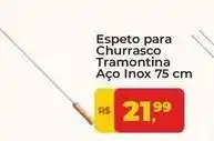 Tonin Superatacado Tramontina - espeto para churrasco aço oferta