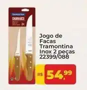 Tonin Superatacado Tramontina - jogo de facas inox 2 peças oferta