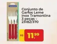 Tonin Superatacado Inox - conjunto de garfos leme tramontina oferta