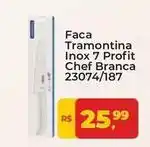 Tonin Superatacado Tramontina - faca inox 7 profit chef branca oferta