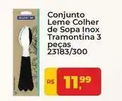 Tonin Superatacado Inox - conjunto leme de sopa tramontina 3 pecas oferta