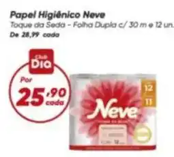 Dia Neve - papel higiênico oferta