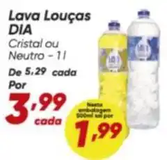 Dia Dia - lava louças oferta