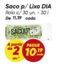 Dia Dia - saco p/ lixo oferta