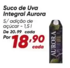 Dia Aurora - suco de uva integral oferta