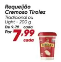 Dia Tirolez - requeijão cremoso oferta