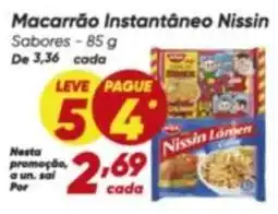 Dia Nissin - macarrão instantâneo oferta