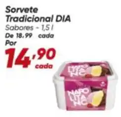 Dia Dia - sorvete tradicional oferta