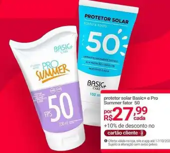 Solar - protetor basic+ e pro