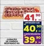 Roldão Coração de frango resfriado oferta