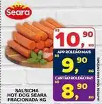 Roldão Seara - salsicha hot dog fracionada oferta