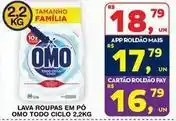 Roldão Omo - lava roupas em po oferta