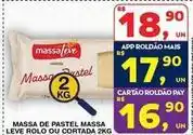 Roldão Massa leve - massa de pastel oferta
