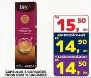 Roldão Cápsulas 3 copacoes tipos com 10 unidades oferta