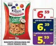 Roldão Panco - biscoito rosquinha de coco oferta