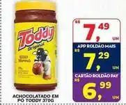 Roldão Toddy - achocolatado em po oferta