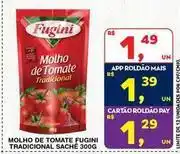 Roldão Fugini - molho de tomate tradicional sache oferta