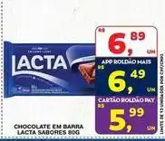 Roldão Lacta - chocolate em barra sabores oferta