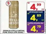 Roldão Stella - cerveja artois pure gold oferta