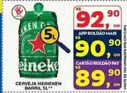 Roldão Heineken - cerveja barril oferta