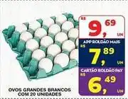 Roldão Ovos grandes brancos com 20 unidades oferta