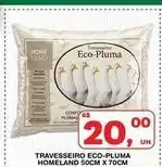Roldão Home - travesseiro eco-pluma land 50cm x 70cm oferta