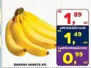 Roldão Rs - banana nanica oferta