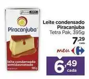 Carrefour Piracanjuba - leite condensado oferta