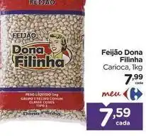 Carrefour Galinha pintadinha - feijão oferta