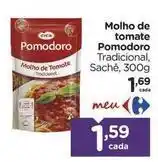 Carrefour Pomodoro - molho de tomate oferta
