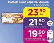 Carrefour Aurora - costela suína especial congelada oferta