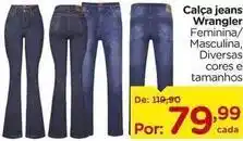 Carrefour Calça jeans wrangler oferta